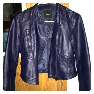 leather jacket (not actual leather)